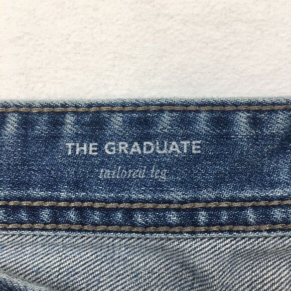 AG ADRIANO GOLDSCHMIED Graduate Jeans Women 33x26 Fray Ankle Light Wash Blue - Picture 14 of 16